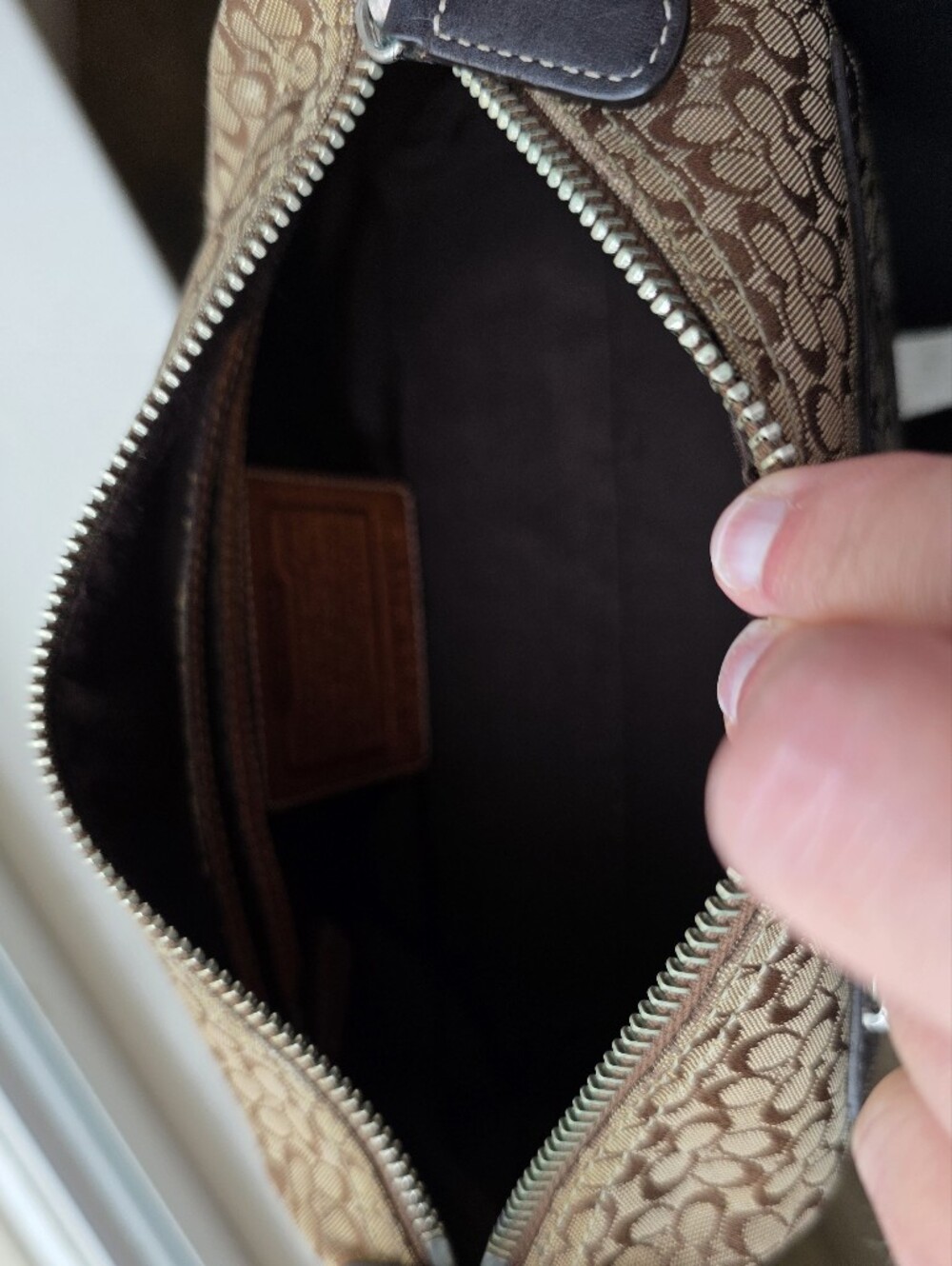 Coach Hamptons Soho Mini Signature Jacquard Baguette Shoulder Bag Y2k - Picture 10 of 12